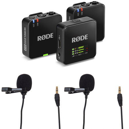 Rode Wireless GO GEN 3 Microphone System with 2 Turnstile Lav Mics