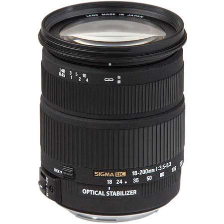 USED Sigma 18-200mm f/3.5-6.3 DC OS (Optical Stabilizer) HSM