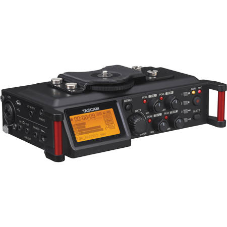 Tascam DR-70D 4-Channel Audio Recording Device for DSLR and Video