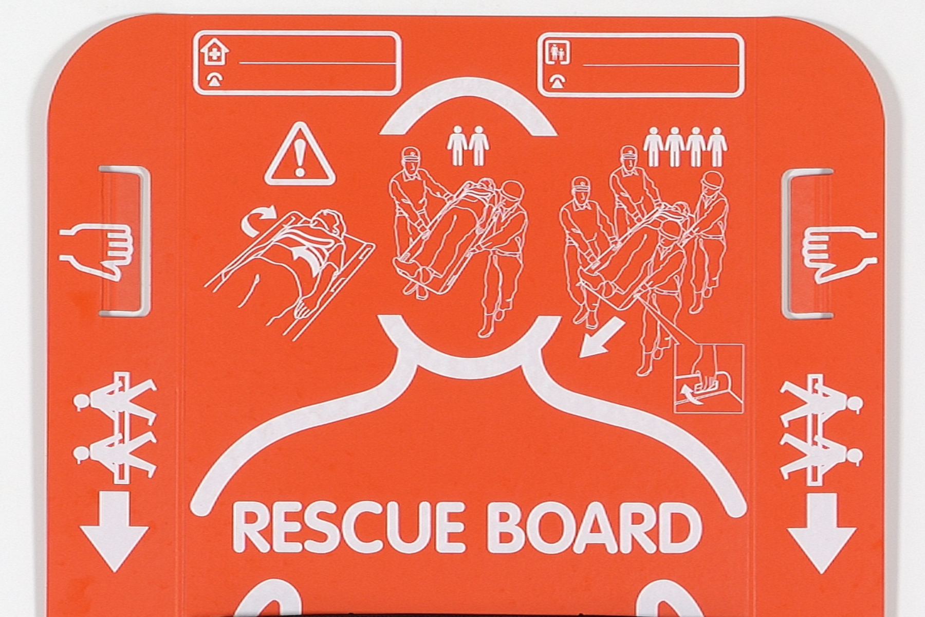 緊急用簡易担架 レスキューボード | 安達紙器工業株式会社