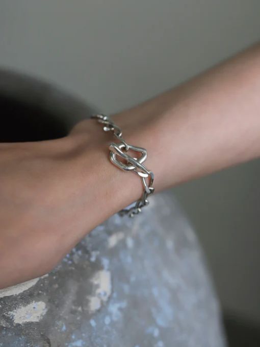 TEN. - ムードフープブレスレット SV シルバー 全長 18cm SMALL