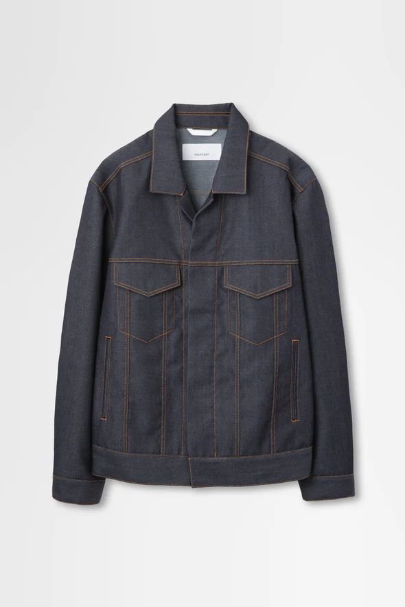 OVERCOAT - ウールデニムジャケット - ddenim jacket in wool denim