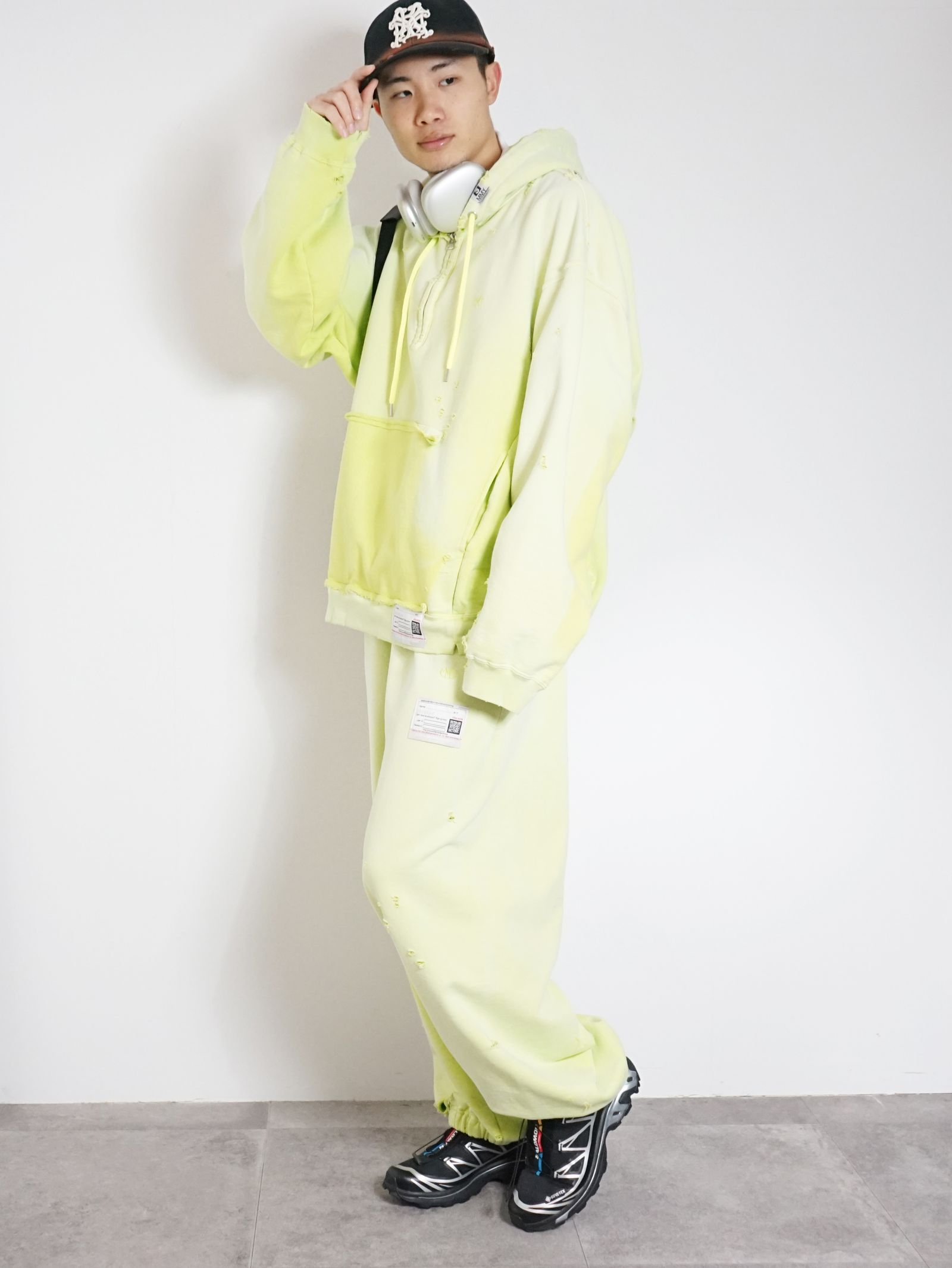 Maison MIHARA YASUHIRO - サンフェードパーカー - sun faded halfzip