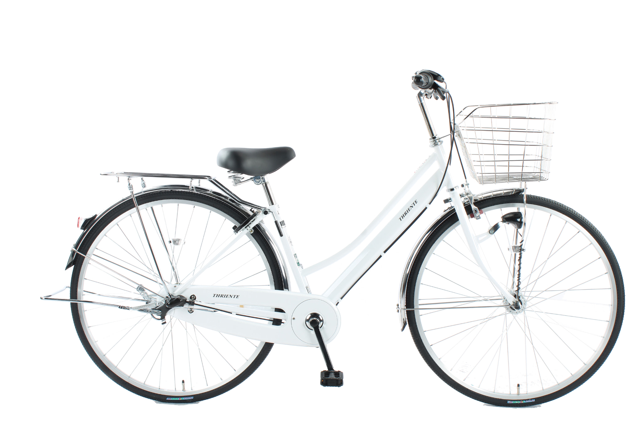 サイモト トライアンタシティ 26型 ホワイト 通学 通勤 自転車