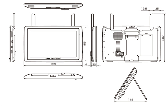 DXデルカテック】WSC610S用増設カメラ