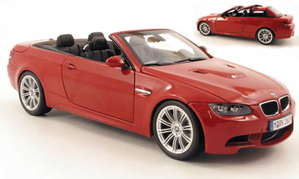 Diecast model cars Bmw M3 E93 1/18 Kyosho E93 cabriolet red