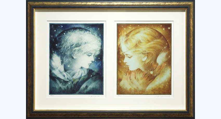 きたのじゅんこ版画 金の森銀の森｜アートアレックスギャラリー