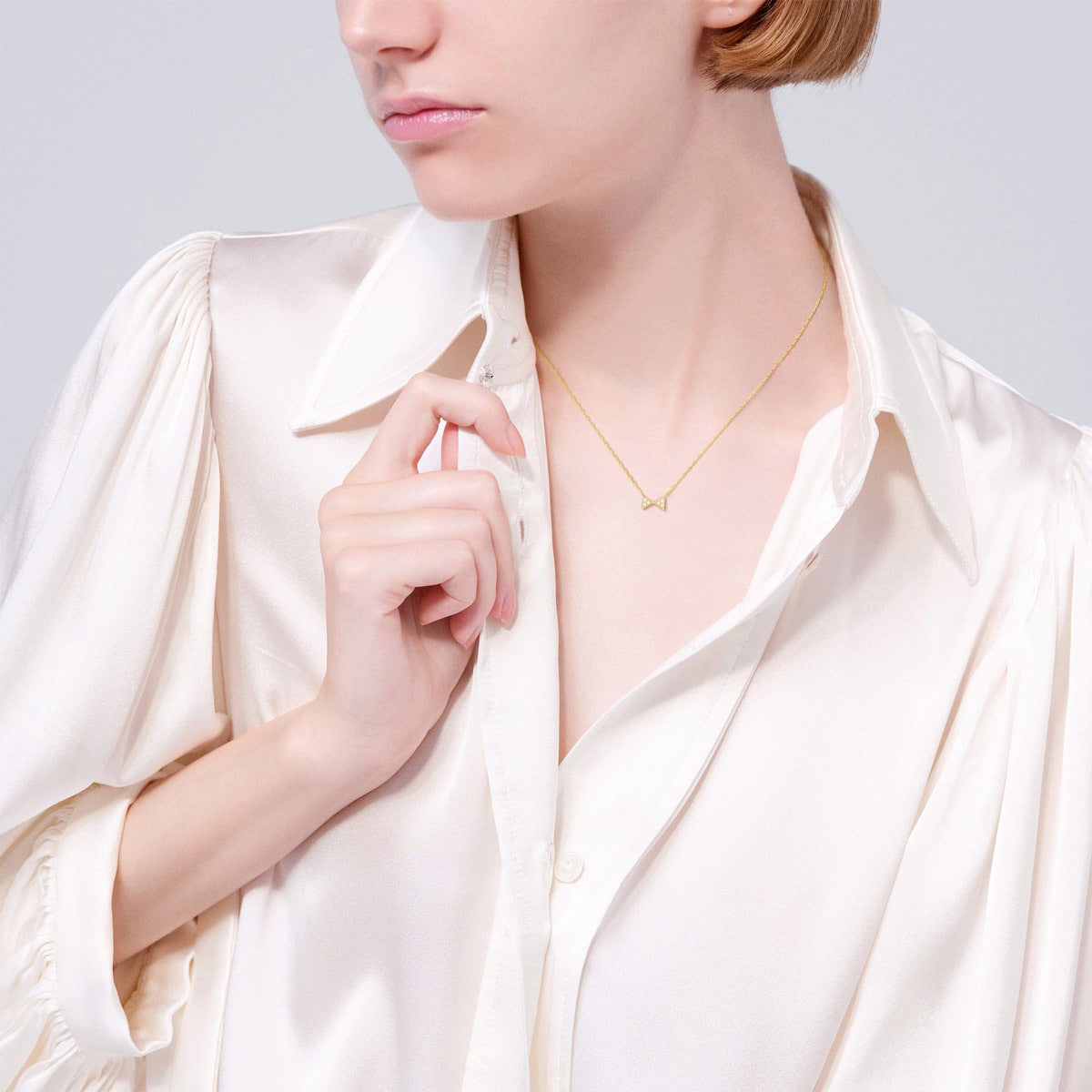 セブロンパヴェ ネックレス | AHKAH / アーカー | 【公式