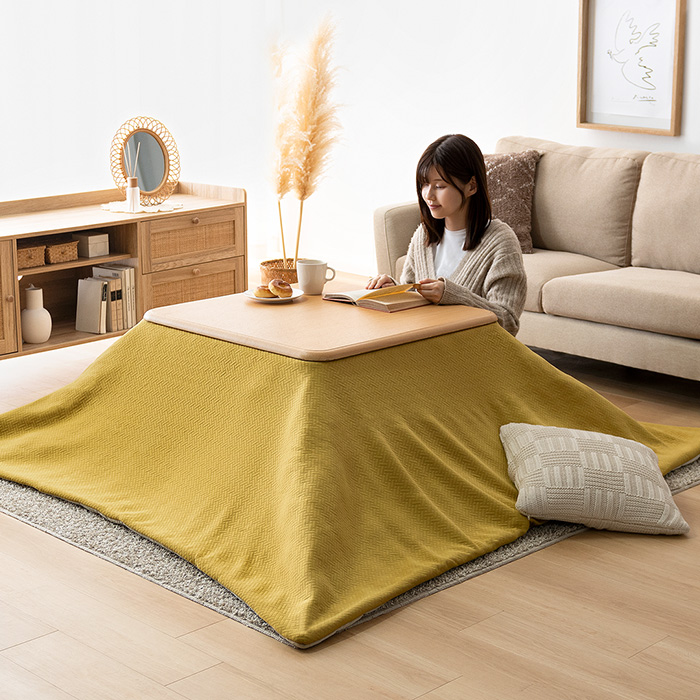 薄掛けこたつ布団make(メイク)正方形 190x190cm | 家具・インテリア