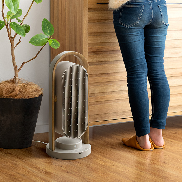 WOOD STYLE 上下左右自動首振り セラミックヒーター | 家具