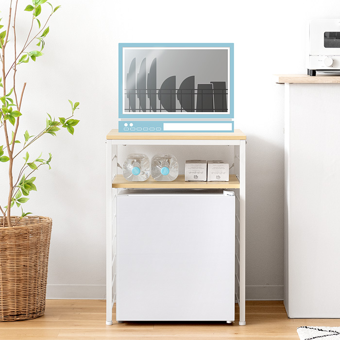 ミニ冷蔵庫ラック LEAFLE(リーフル) | 家具・インテリア通販 【公式