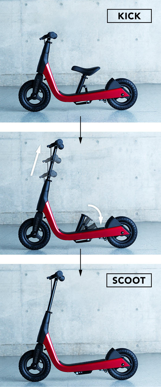 AIRBUGGY KICK & SCOOT（エアバギー キックアンドスクート） デビュー