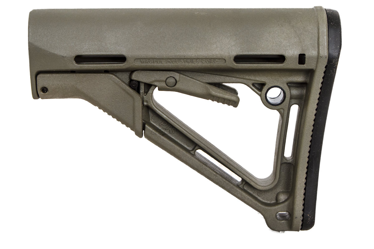 PTS Magpul CTR Stock w/Butt Pad ( Foliage Green )