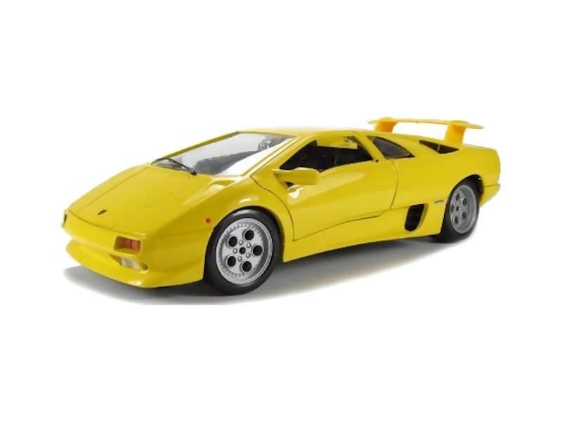 Bburago Lamborghini Diablo 1:18 yellow - collector's model car