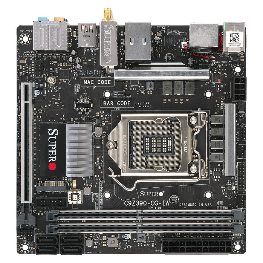 C9Z390-CG-IW | SuperO マザーボード Intel Z390チップセット | 株式