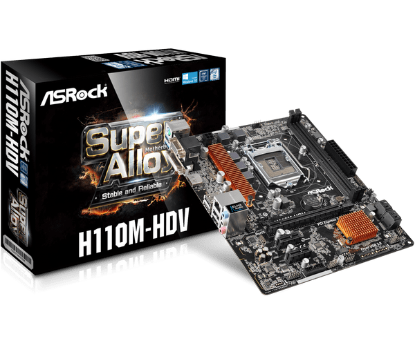 ASRock H110M-DVS 中華魔改CPU DDR4 2133 8GB×2 ASRock > H110M-DVS R2.0