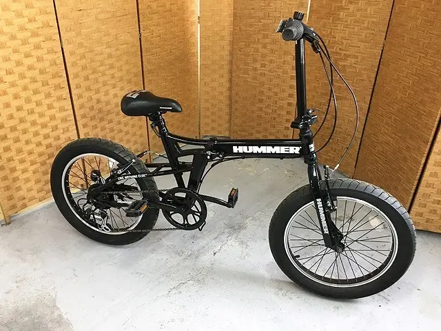 東京都 あきる野市にて HUMMER/ハマー 39cm 折りたたみ自転車 を出張