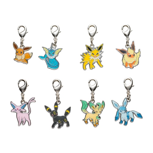 Pokemon Center 2022 Metal Charm # 133 134 135 136 196 197 470 471
