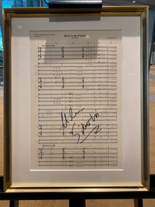 作曲家アラン・シルヴェストリの直筆サイン入りスコアが当たる！ 来場