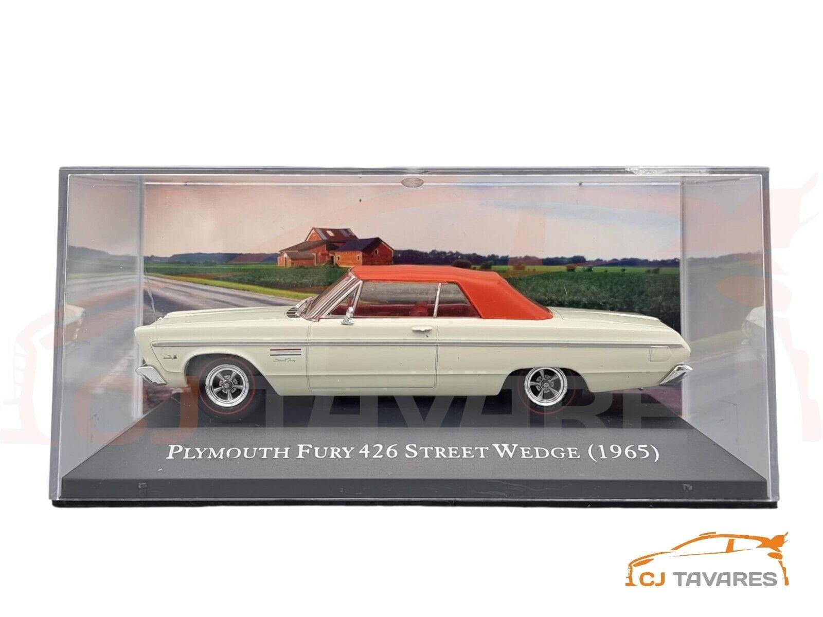 Plymouth Fury 426 Street Wedge 1965 white/red 1:43 – Traffic Modelcars