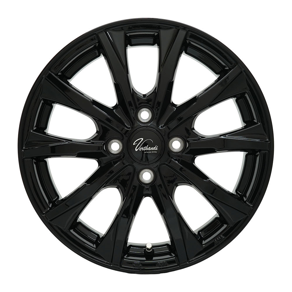Verthandi VW-S10 14x4.5 45 100x4 BLACK - オートウェイ