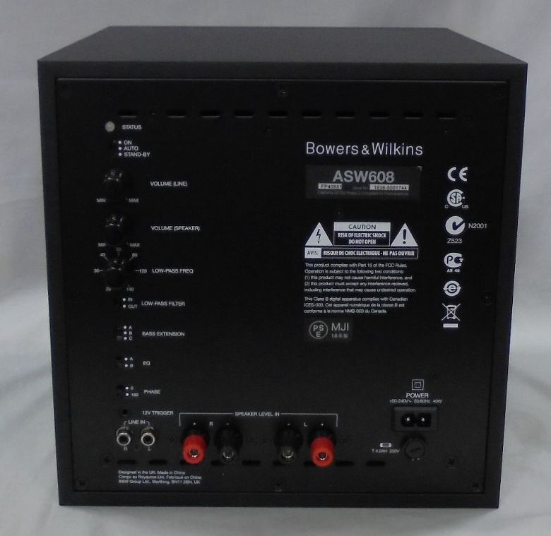 B&W : ASW608/MB - 中古 | オーディオユニオン