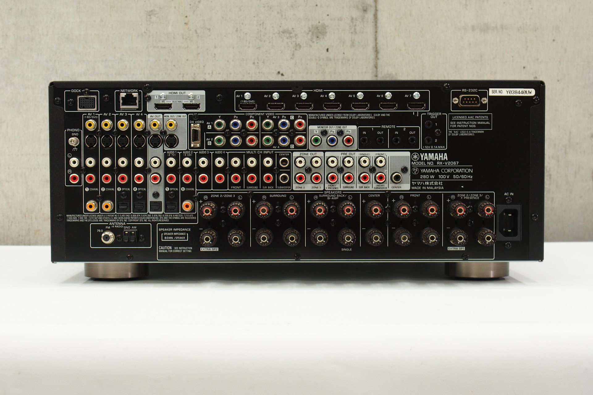 アバックWEB-SHOP / 【中古】YAMAHA RX-V2067(B)-難特【コード01-12309