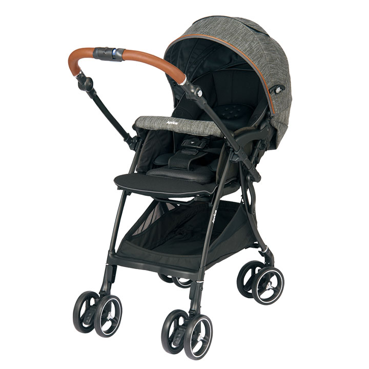 Aprica ラクーナビッテクッション ベビーカー カーキ 2022年 レザー アップリカ ラクーナ ビッテ クッション 2022年モデル [ヒューゲル