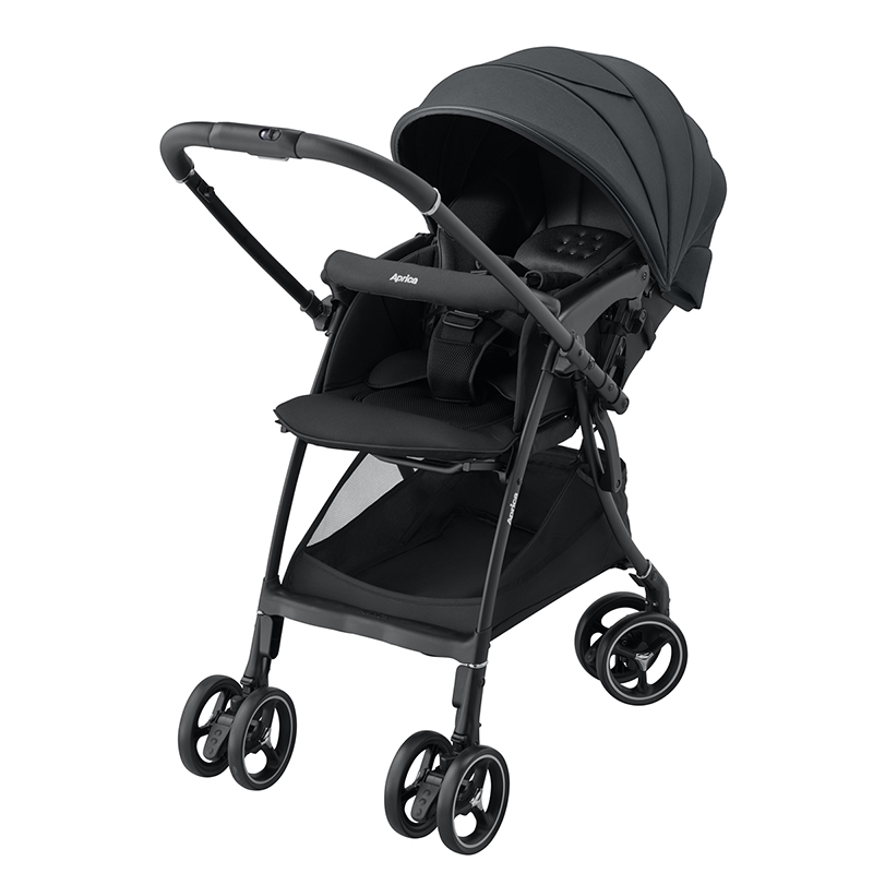 ラクーナクッションフリー ネイビー A・B型兼用ベビーカー ラクーナ