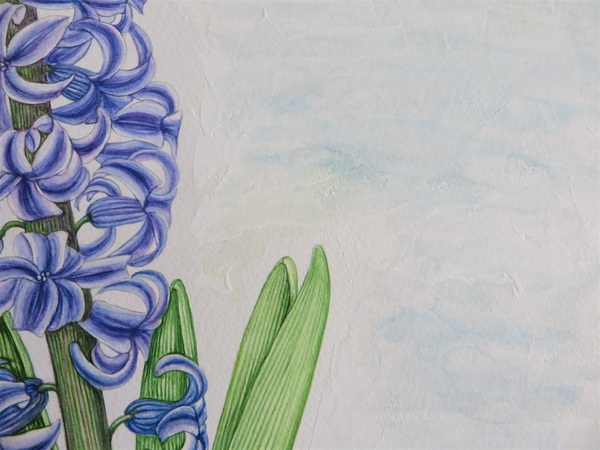 春/ヒヤシンス」 by mayumi｜Artmeter｜暮らしを彩るアートが、きっと