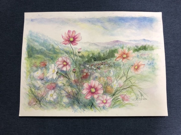 コスモス」 by chie｜Artmeter｜暮らしを彩るアートが、きっと見つかる