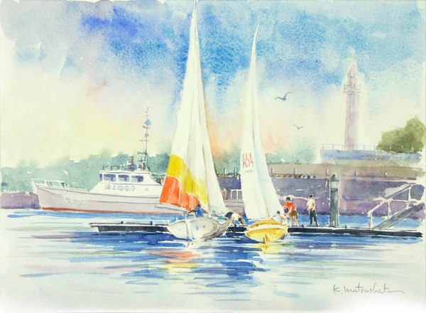 ヨットハーバー 1」 by syoumei｜Artmeter｜暮らしを彩るアートが