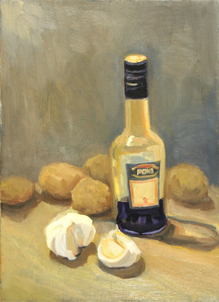 瓶のある静物」 by みやうちりえこ｜Artmeter｜暮らしを彩るアートが