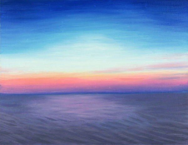 朝焼けの海(2010.09.16)」 by Lady｜Artmeter｜暮らしを彩るアートが