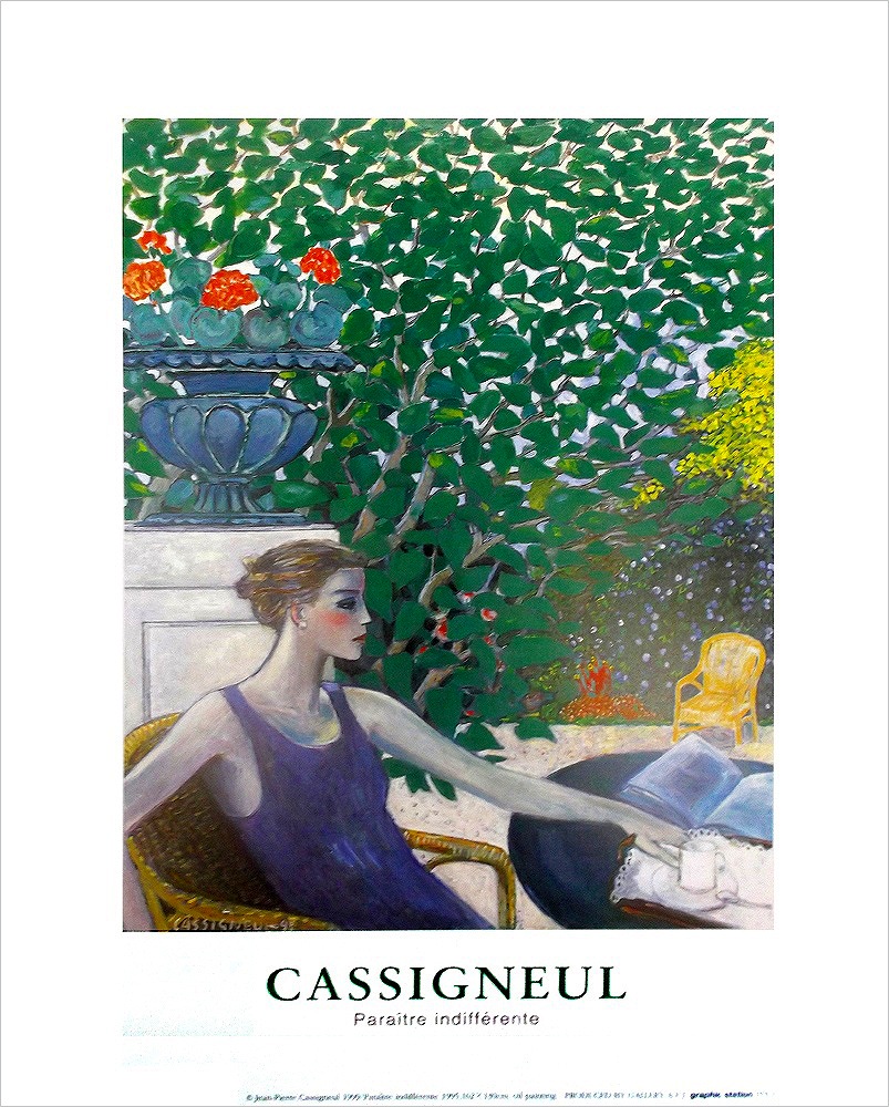 ジャン＝ピエール・カシニョール ポスター OP-334|アート＆フレーム|絵