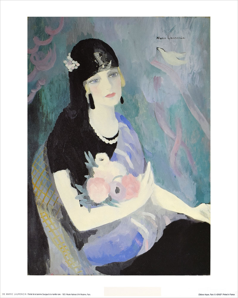 絵画 ローランサン 雅やかな宴 パリの女神 絵画 ローランサン 雅やかな