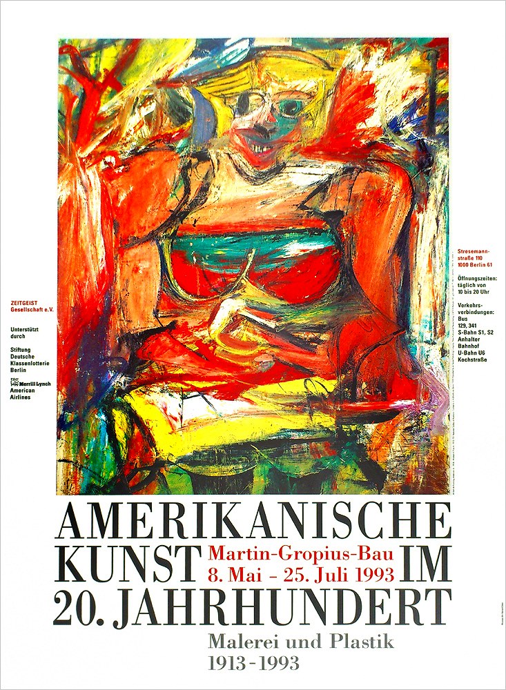 ウィレム・デ・クーニング ポスター ウーマン5 A3566|アート＆フレーム