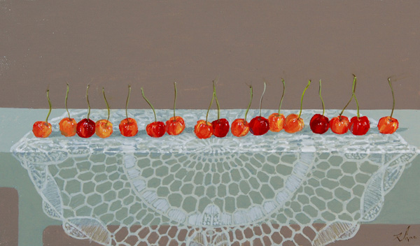 佐野隆人 「さくらんぼう」 油彩6号｜【Arts Ship】のむら画廊