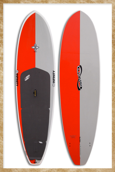 infinity インフィニティ ハンドシェイプのサーフボード,スタンド