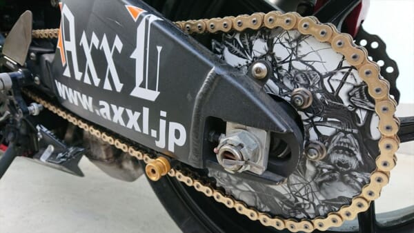 DIXER PARTS製Ninja250R用デザインリアスプロケット｜AxxL