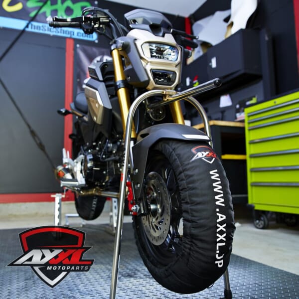 サーキットには必須 AXXL 12インチ 各色 タイヤウォーマー｜AxxL