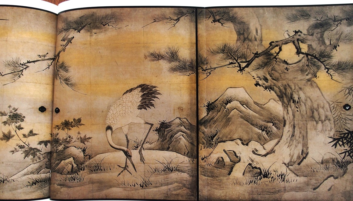 聚光院の狩野永徳「花鳥図」::東京友禅は、ぼかし屋友禅へ