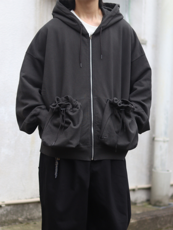 refomed “KINCHAKU” ZIPUP HOODIE - BOOMERANG,Lola,Thingsly公式通販