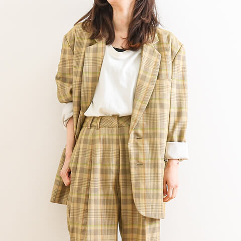 TODAYFUL トゥデイフル Check Over Jacket チェックオーバージャケット