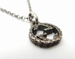 GUCCI グッチ インターロッキングG ペンダント ネックレス SV925