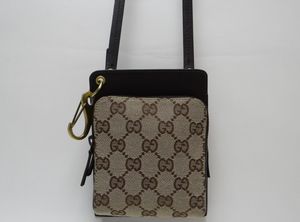GUCCI グッチ 106693 GGキャンバス 2WAYショルダーポーチ ベージュ