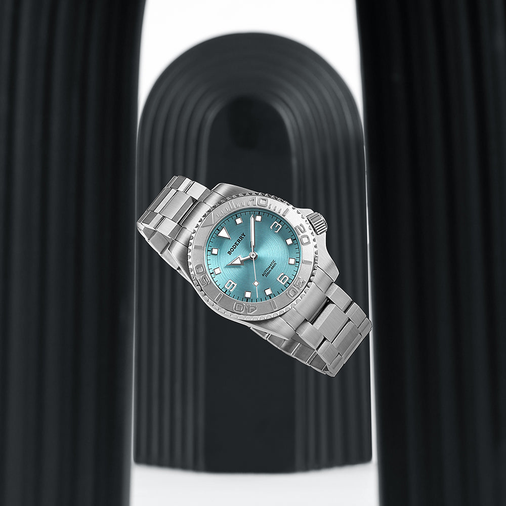 ADMIRAL 3-Hand No-Date - 200M Waterproof Titanium Automatic Diver Watc