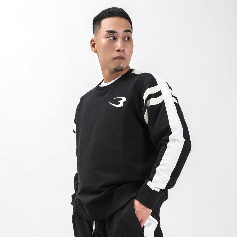 bmtw スーパーソフトスウェットトレーナー M ブラック MS212MBK