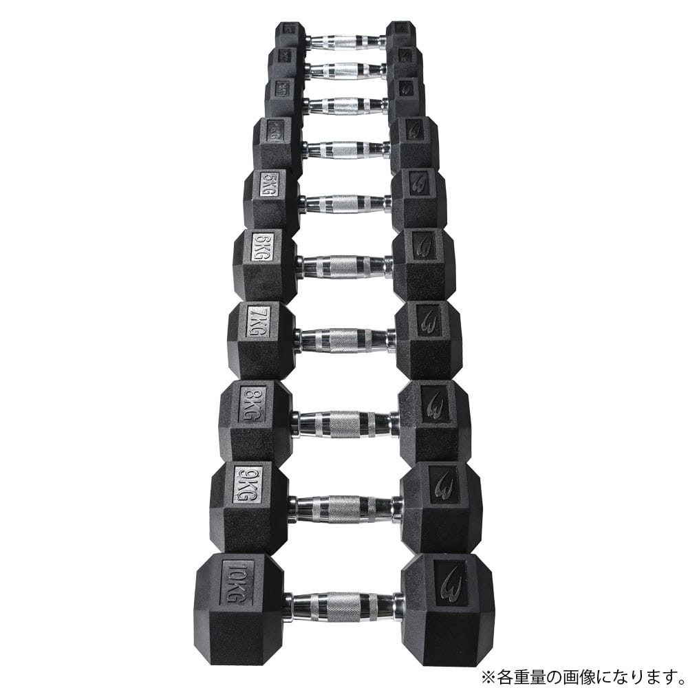 六角ダンベル 10KG PD0091000K｜BODYMAKER（ボディメーカー）