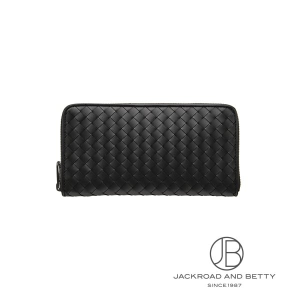 イントレチャート ジップ アラウンド ウォレット ブラック 黒[510643